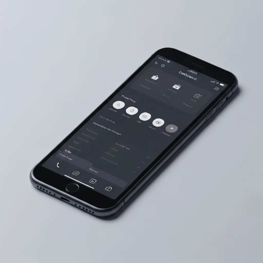 SIMBLAI mobile app dashboard