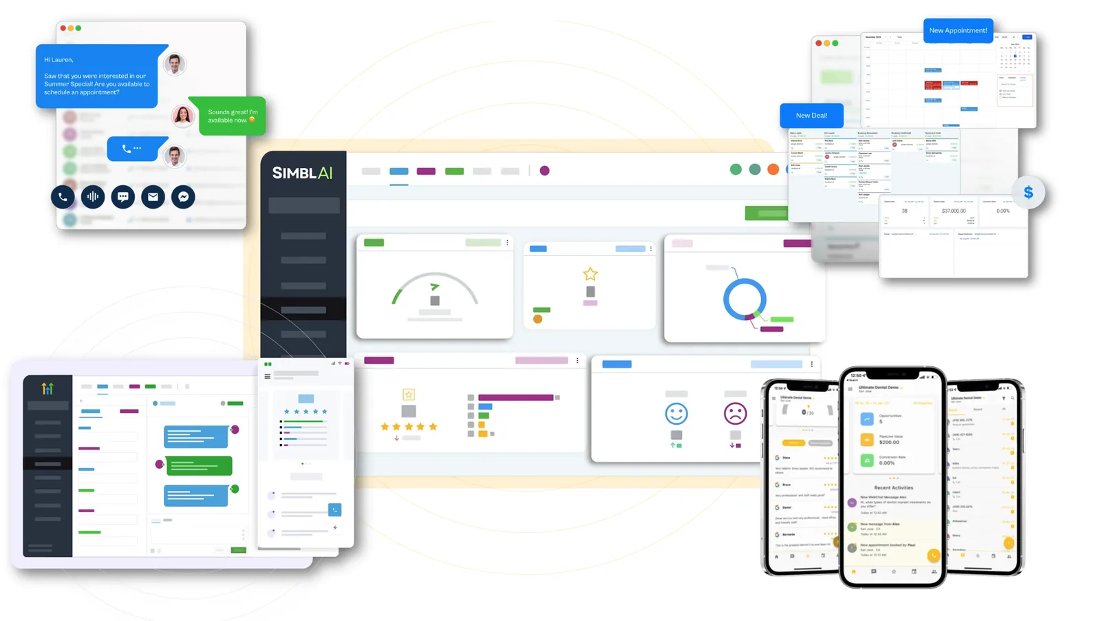 SIMBLAI dashboard on desktop
